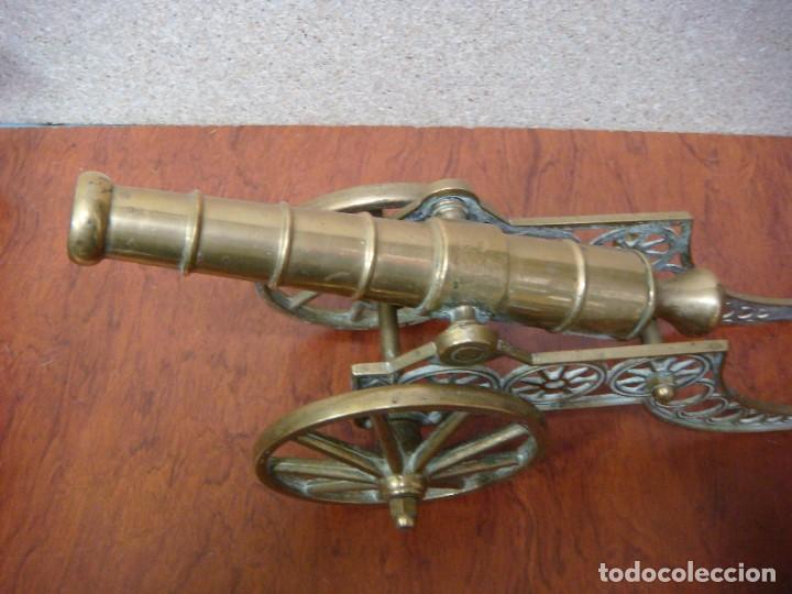 Antig&uuml;edades: FIGURA DE UN CA&Ntilde;ON DE BRONCE-(&) - Foto 2