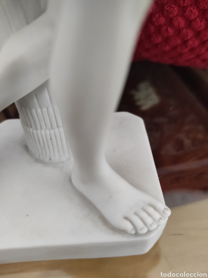 Antig&uuml;edades: Discovolo porcelana blanca biscuit - Foto 3