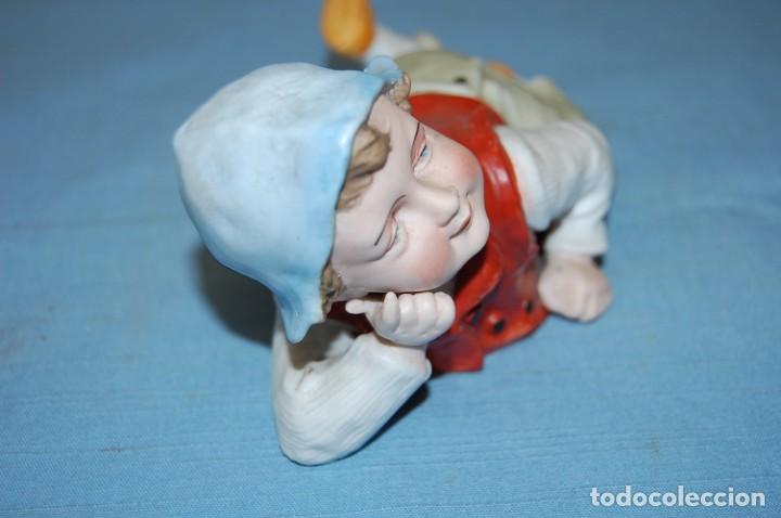 Antig&uuml;edades: NI&Ntilde;O EN PORCELANA BISCUIT - Foto 5