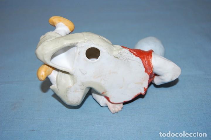 Antig&uuml;edades: NI&Ntilde;O EN PORCELANA BISCUIT - Foto 7