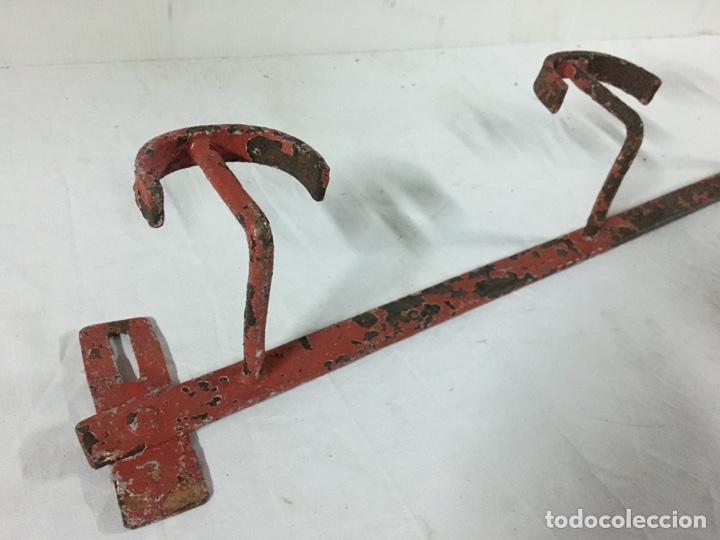 Antig&uuml;edades: Perchero hierro forjado antiguo - Foto 8