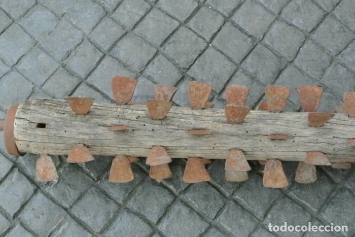 Antig&uuml;edades: PAREJA DE RODILLOS DE UN TRILLO - Foto 5