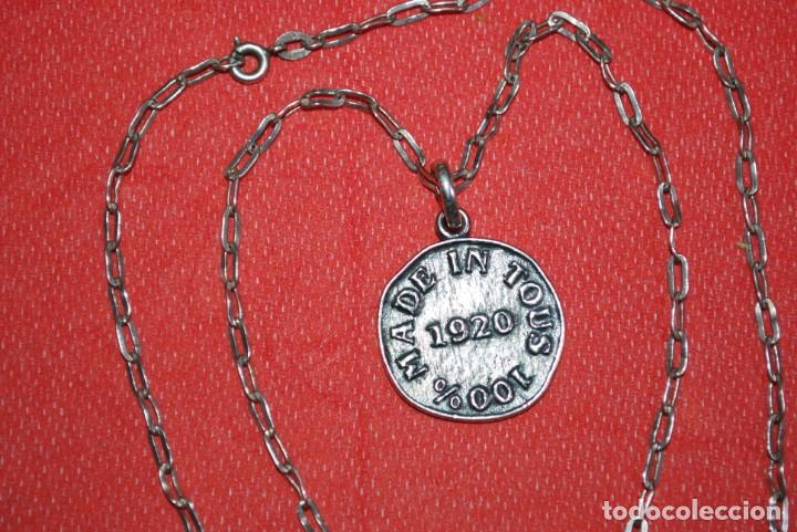 Antig&uuml;edades: Colgante TOUS de plata con cadena . - Foto 2