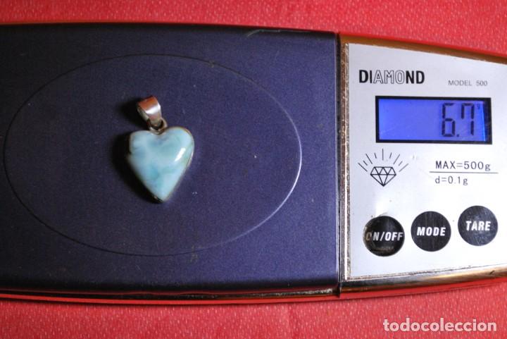 Antig&uuml;edades: Colgante de plata con piedra . - Foto 5