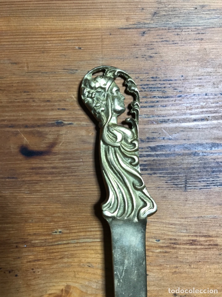 Antig&uuml;edades: Abrecartas bronce antiguo - Foto 4