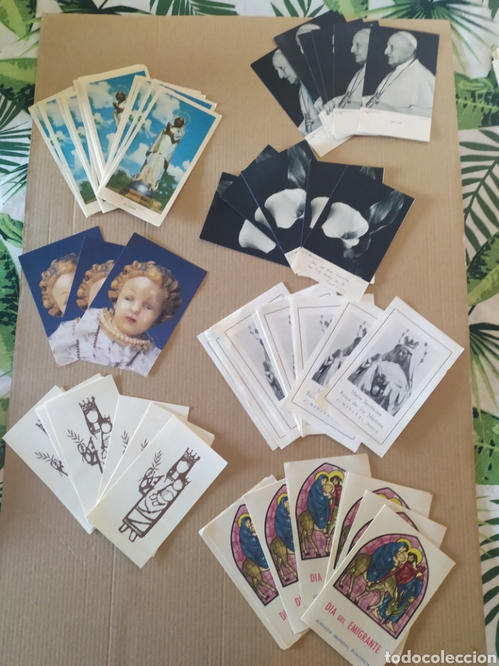 Antig&uuml;edades: LOTE DE ESTAMPAS RELIGIOSAS - Foto 1