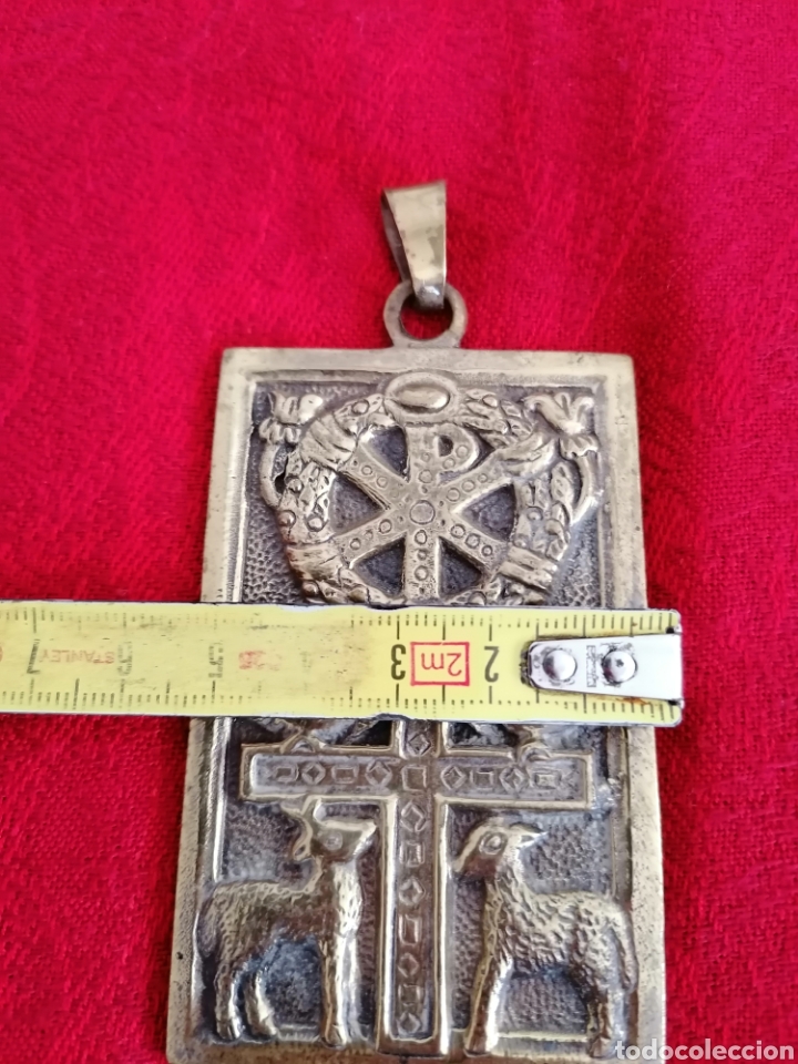 Antig&uuml;edades: Antigua Placa Devocional Bronce. - Foto 10