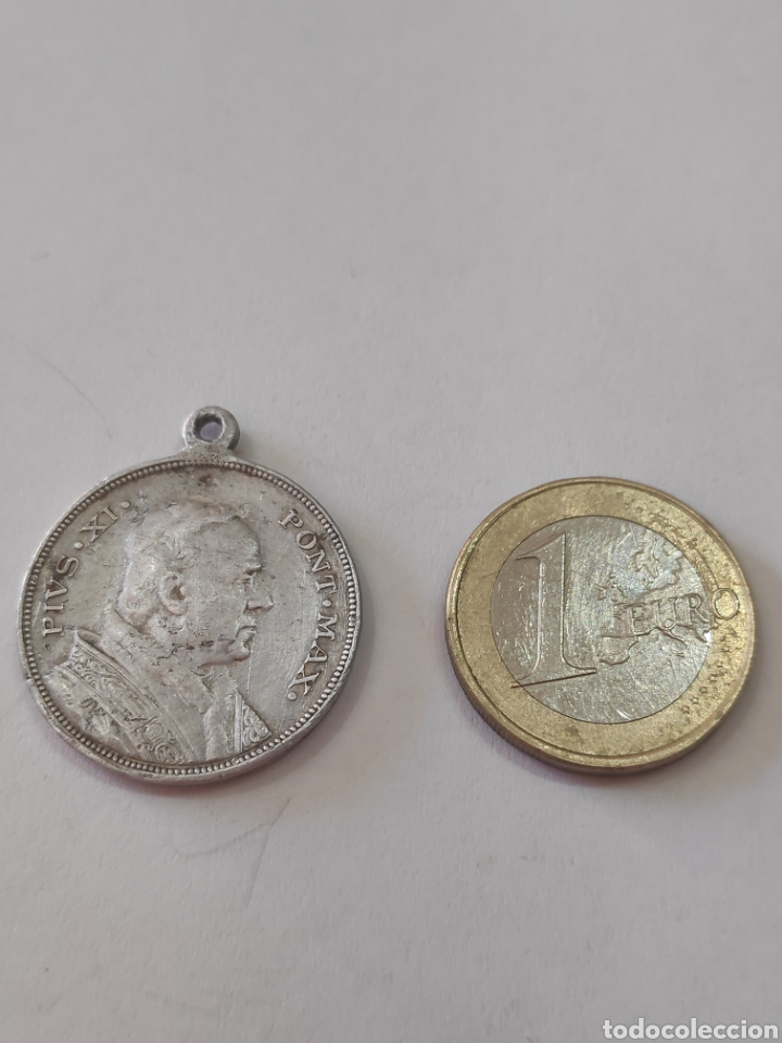 Antig&uuml;edades: Medalla del Papa P&iacute;o XI - 1925 - Foto 3