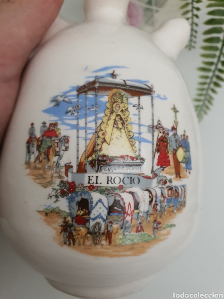 Antig&uuml;edades: botijo virgen del rocio . - Foto 3