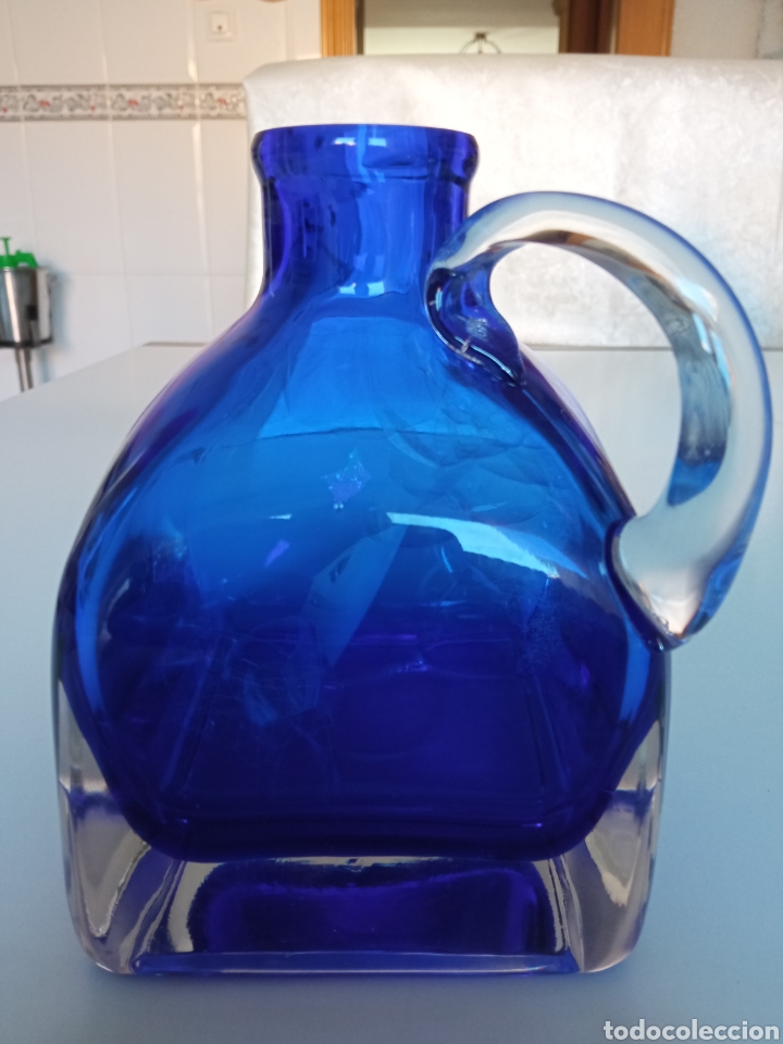 Antig&uuml;edades: Original botella cristal macizo de Murano - Foto 2