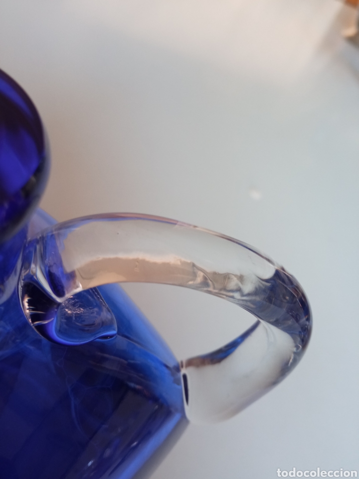 Antig&uuml;edades: Original botella cristal macizo de Murano - Foto 6