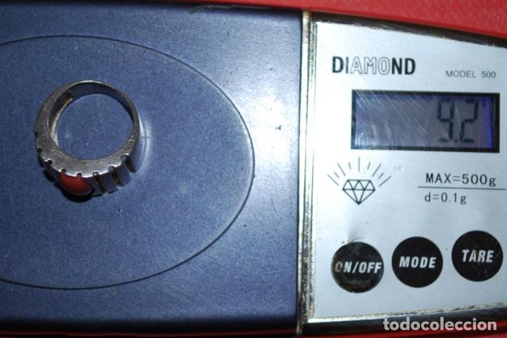 Antig&uuml;edades: Anillo de plata DE LEY . - Foto 9