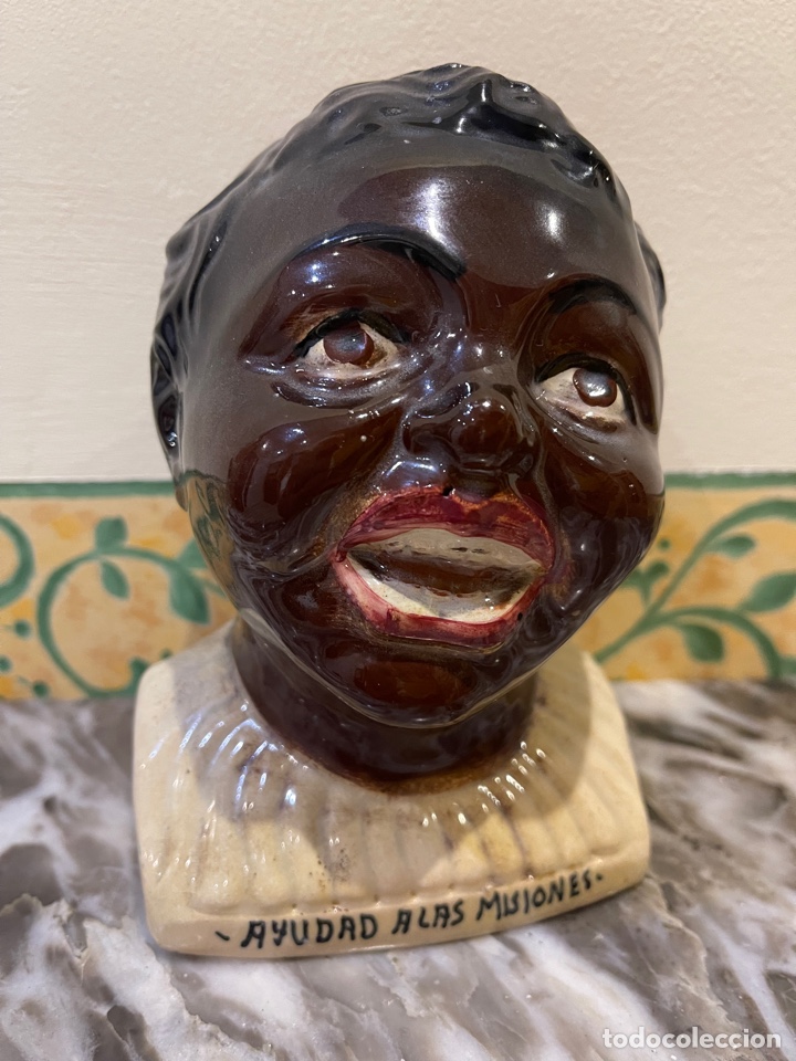 Antig&uuml;edades: Hucha de ayuda a las misiones antigua - Foto 6