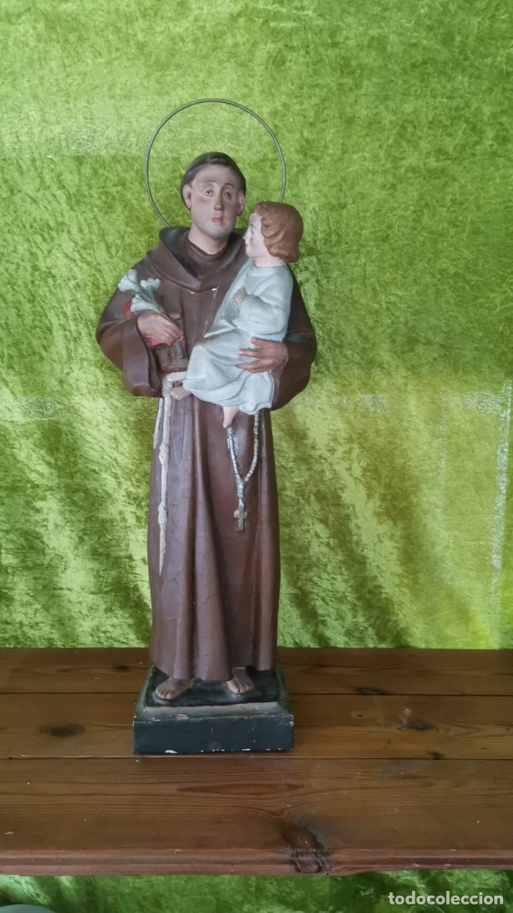 Antig&uuml;edades: Talla San Antonio - Foto 1