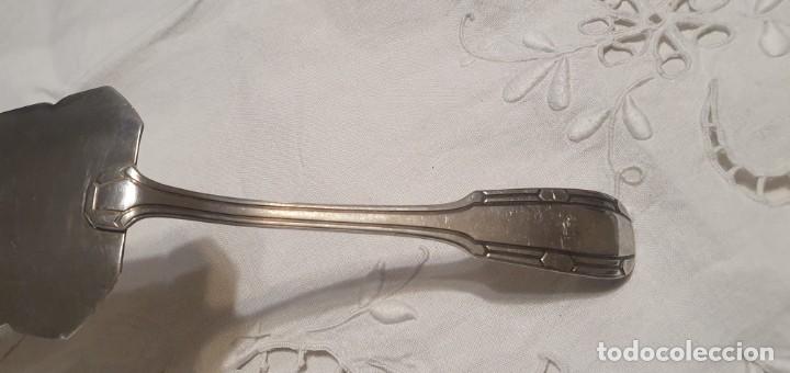 Antig&uuml;edades: Pala servir ba&ntilde;o de plata sellado - Foto 4