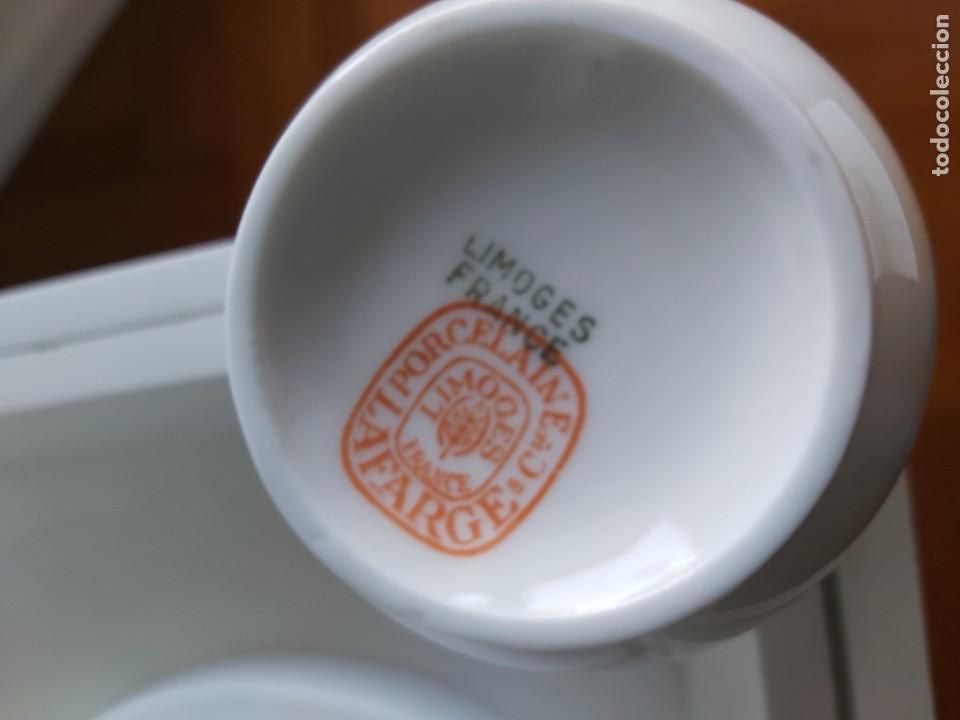 Antig&uuml;edades: magnifica taza y plato limoges - Foto 4