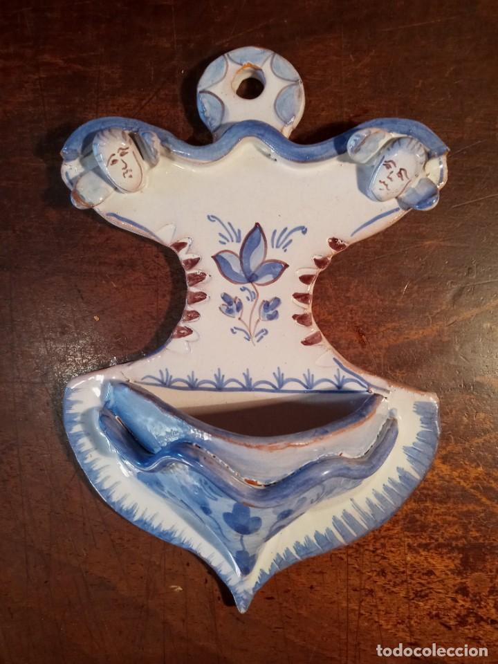 Antig&uuml;edades: BENDITERA DE CERAMICA. - Foto 4