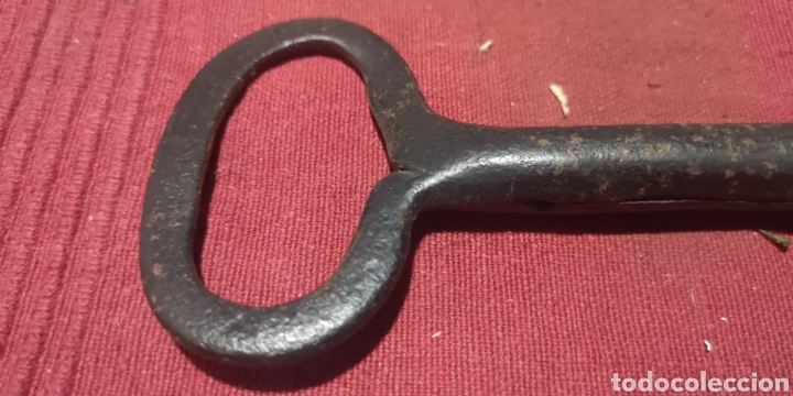 Antig&uuml;edades: Llave realizado en forja de gran antig&uuml;edad - Foto 4