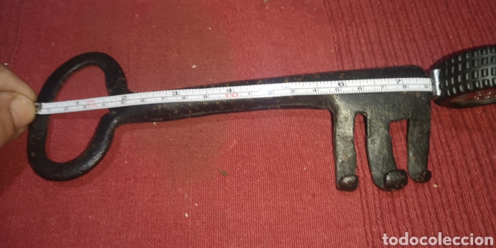 Antig&uuml;edades: Llave realizado en forja de gran antig&uuml;edad - Foto 7