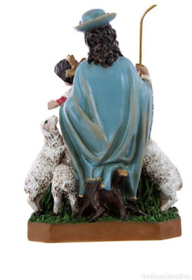 Antig&uuml;edades: DIVINA PASTORA 15 CM NUEVA - Foto 2