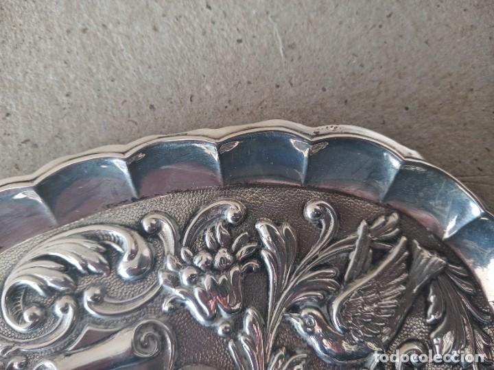 Antig&uuml;edades: BANDEJA DE PLATA 925 REPUJADA - Foto 7