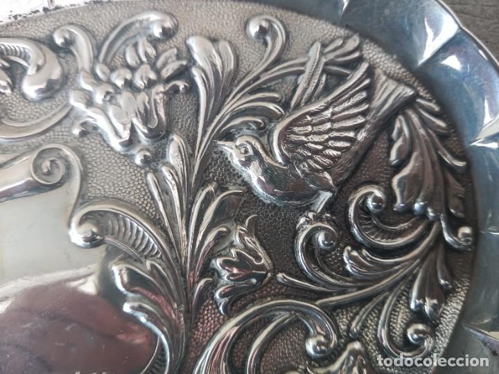 Antig&uuml;edades: BANDEJA DE PLATA 925 REPUJADA - Foto 9