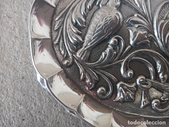 Antig&uuml;edades: BANDEJA DE PLATA 925 REPUJADA - Foto 12