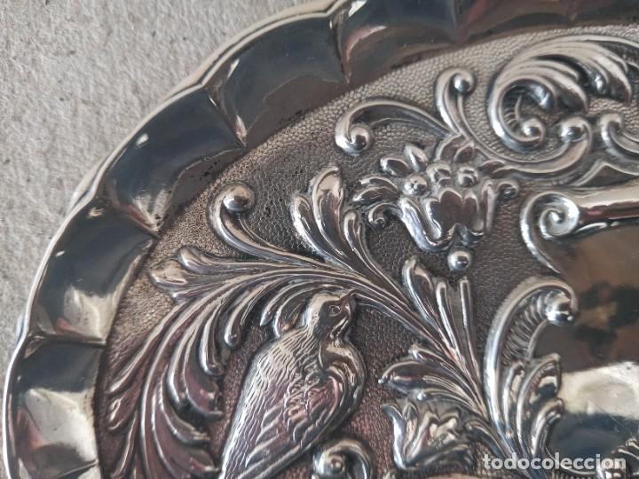 Antig&uuml;edades: BANDEJA DE PLATA 925 REPUJADA - Foto 13