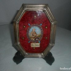 Antiquités: RELICARIO DE PLATA DE SAN JERONIMO. Lote 351405484