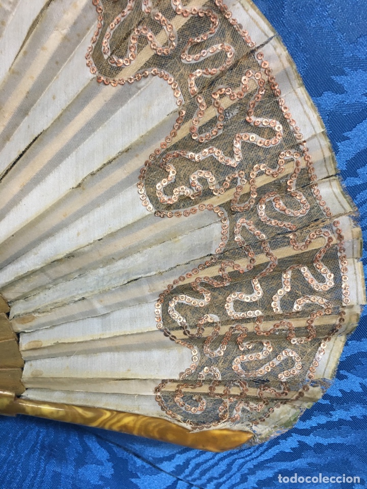 Antig&uuml;edades: Aaaaaaa Abanico maja con mantilla - Foto 7
