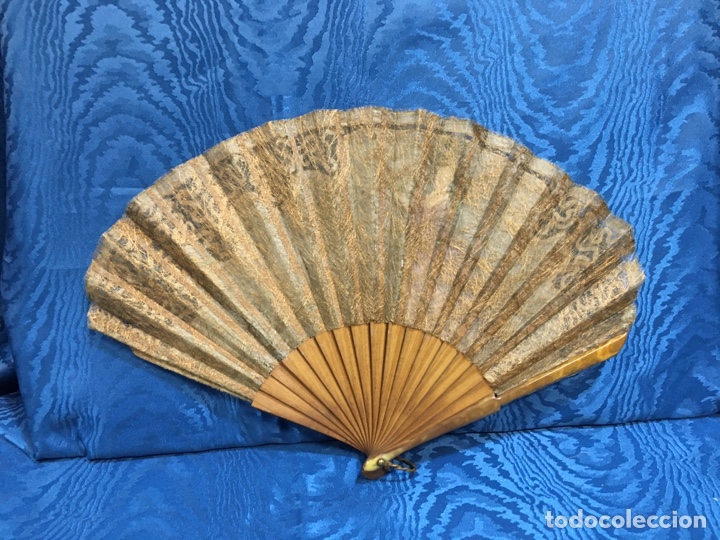 Antig&uuml;edades: Aaaaaaa Abanico maja con mantilla - Foto 9