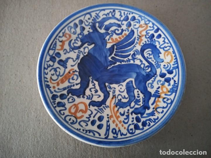 Antig&uuml;edades: PLATO ANTIGUO DE CERAMICA - Foto 1
