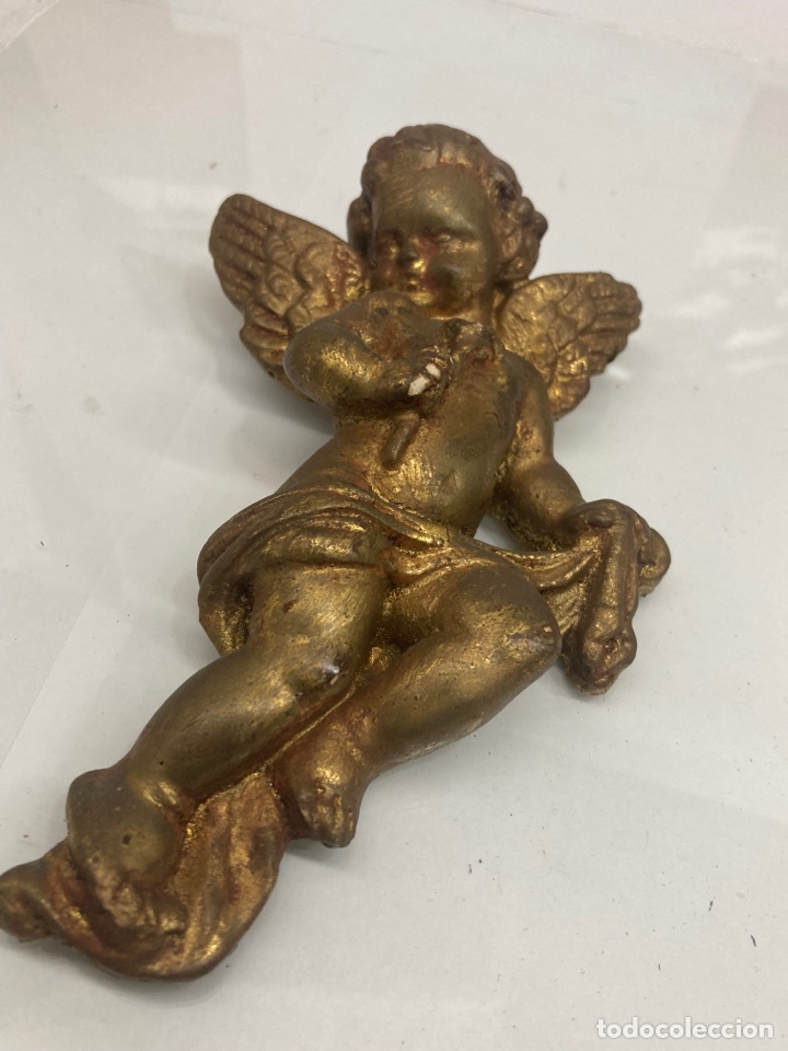 Antig&uuml;edades: Querubines de escallola policromada - Foto 1