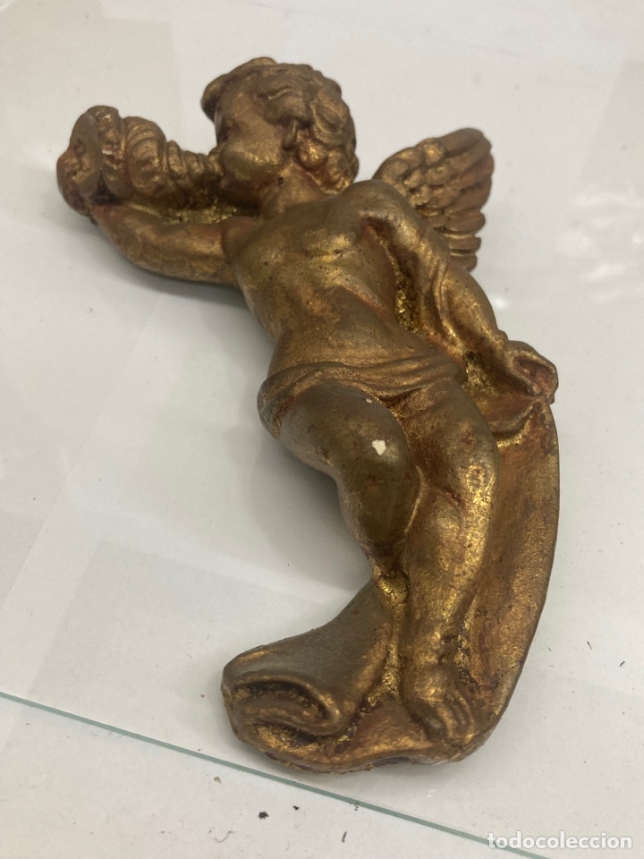 Antig&uuml;edades: Querubines de escallola policromada - Foto 1