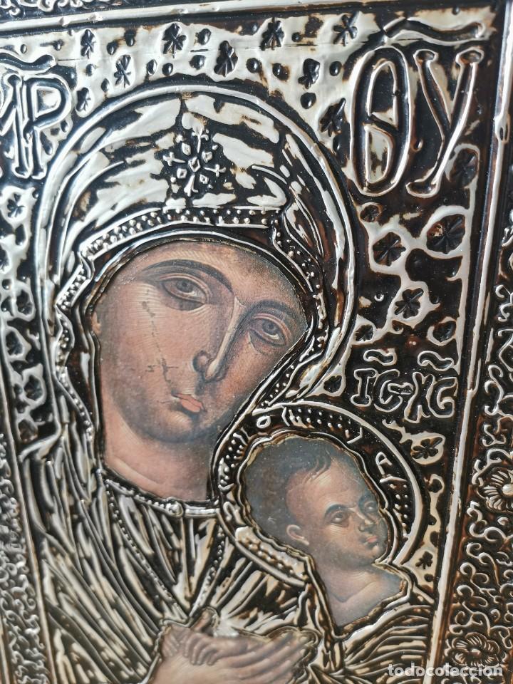 Antig&uuml;edades: Icono Virgen - Foto 2