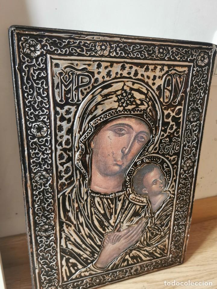 Antig&uuml;edades: Icono Virgen - Foto 3