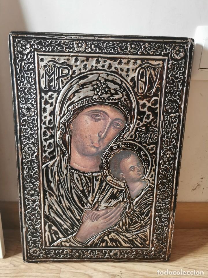 Antig&uuml;edades: Icono Virgen - Foto 1