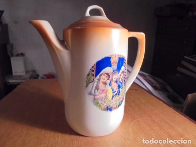 Antig&uuml;edades: cafetera porcelana ceramica - Foto 1