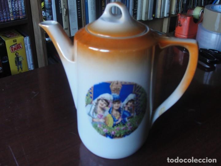 Antig&uuml;edades: cafetera porcelana ceramica - Foto 2