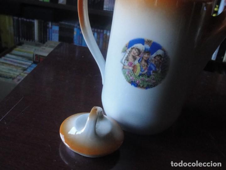 Antig&uuml;edades: cafetera porcelana ceramica - Foto 4