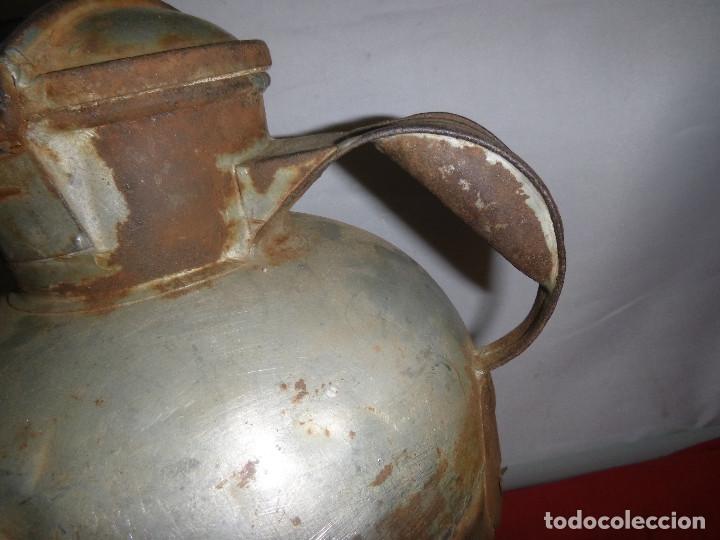 Antig&uuml;edades: ANTIGUO CANTARO CHAPA PARA ACEITE - Foto 2