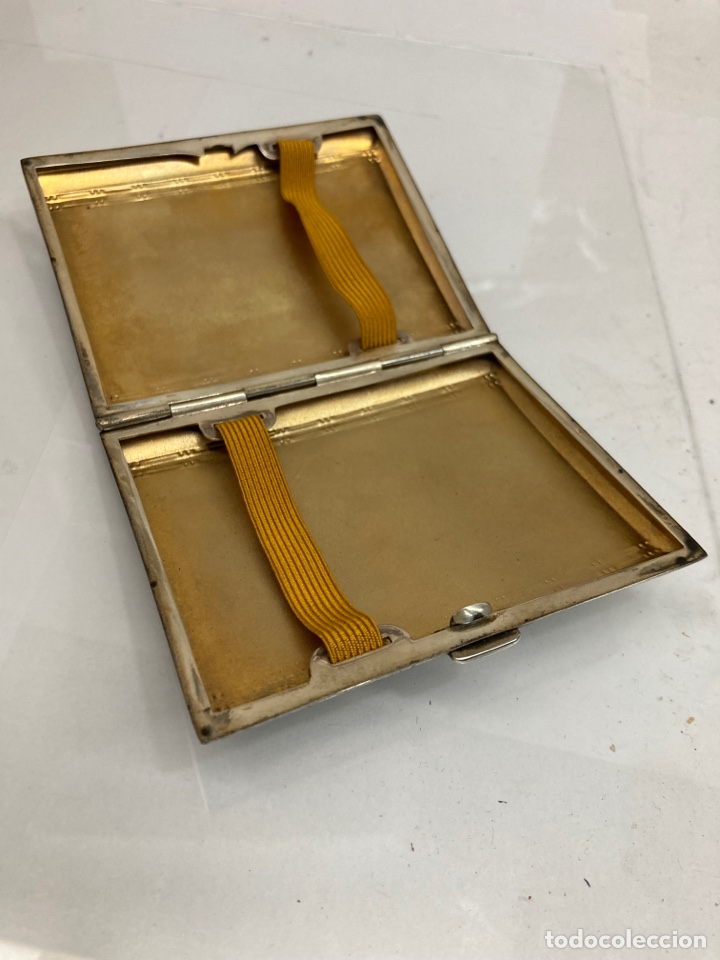 Antig&uuml;edades: Caja de cigarros plata - Foto 2