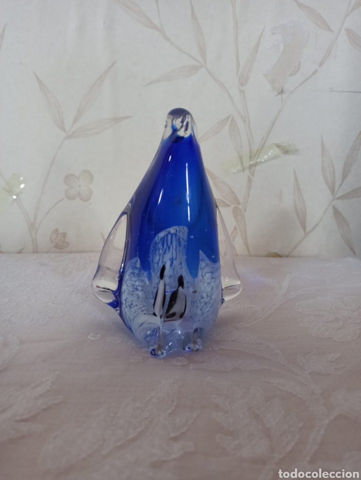 Antig&uuml;edades: Ping&uuml;ino de cristal - Foto 1