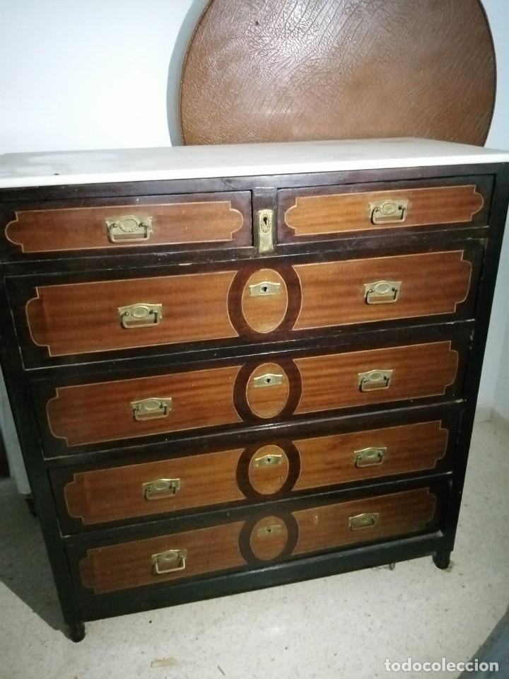 Antig&uuml;edades: MAGNIFICA COMODA ANTIGUA - Foto 1