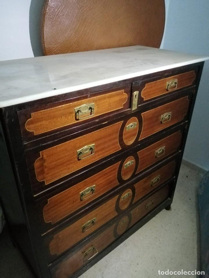 Antig&uuml;edades: MAGNIFICA COMODA ANTIGUA - Foto 2