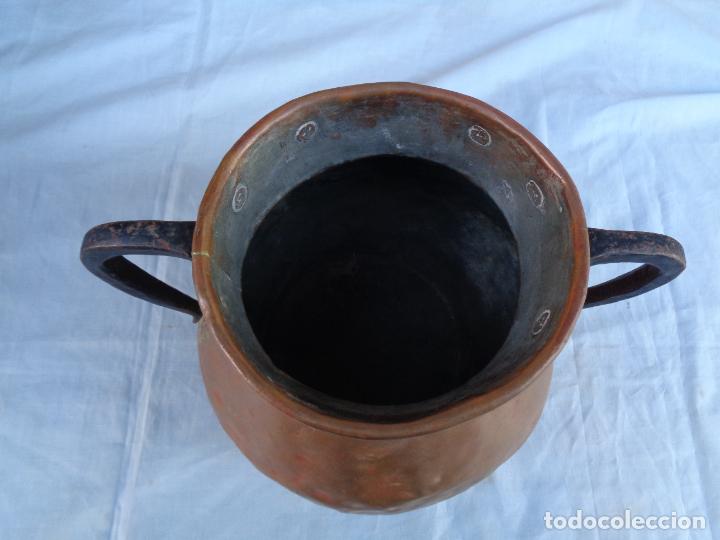 Antig&uuml;edades: ANTIGUA OLLA DE COBRE S.XIX - Foto 2
