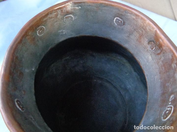 Antig&uuml;edades: ANTIGUA OLLA DE COBRE S.XIX - Foto 4