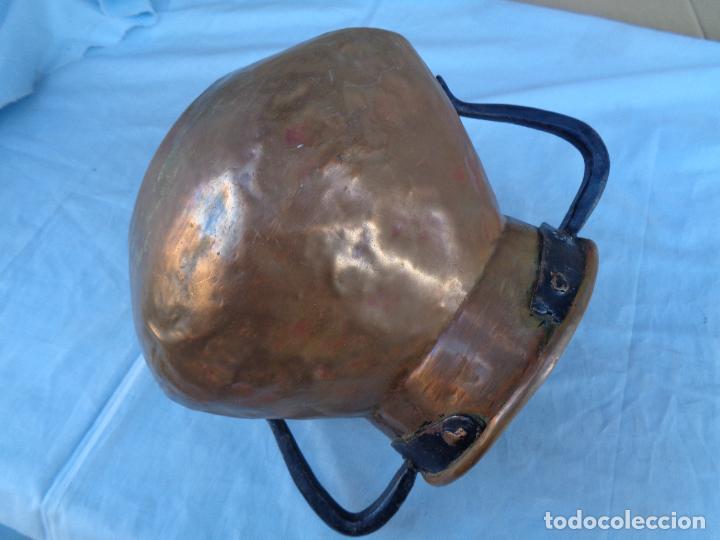 Antig&uuml;edades: ANTIGUA OLLA DE COBRE S.XIX - Foto 5