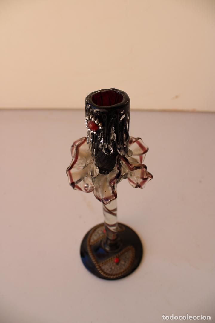 Antig&uuml;edades: candelabro cristal - Foto 4