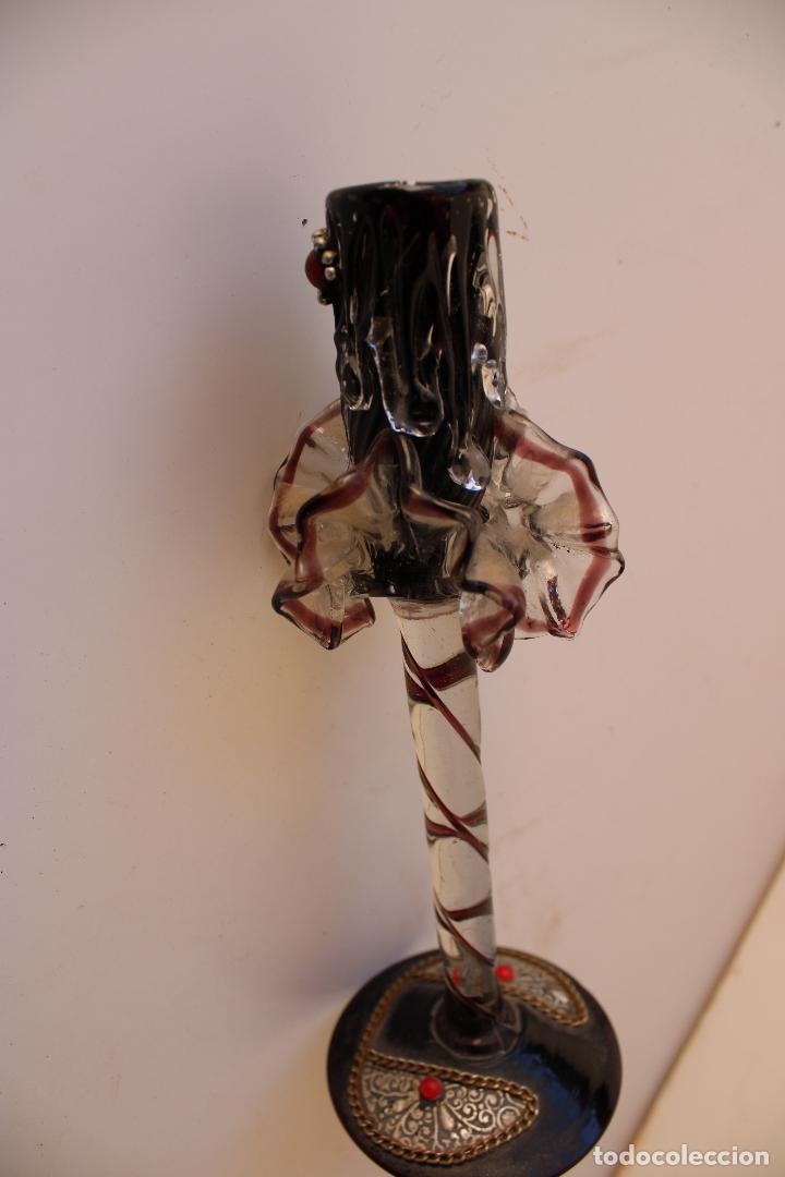 Antig&uuml;edades: candelabro cristal - Foto 1